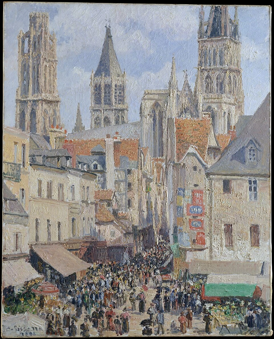 Grocery Street, Rouen (effetto della luce solare) - Metropolitan Museum of Art, New York